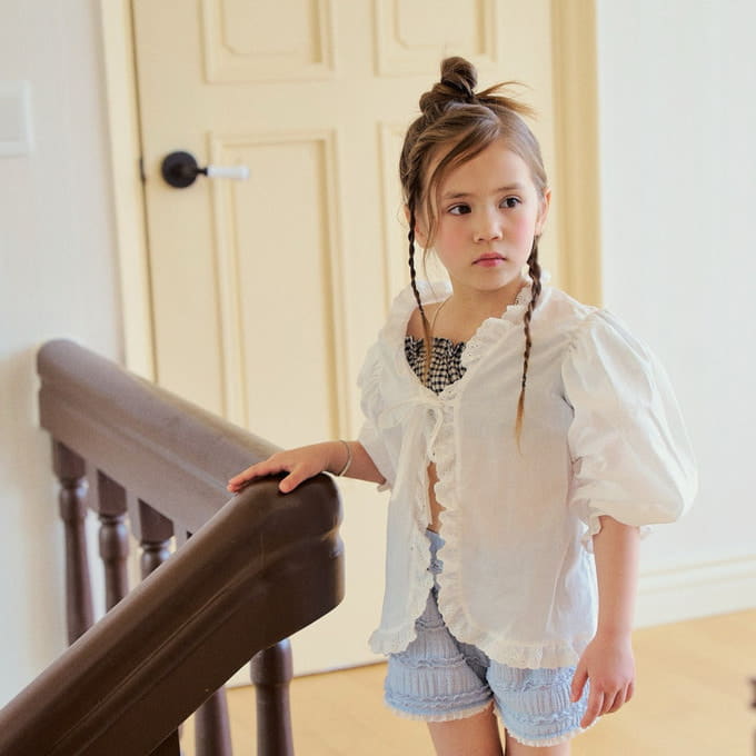 Mollybin - Korean Children Fashion - #discoveringself - Morgan Lace Cardigan With Mom