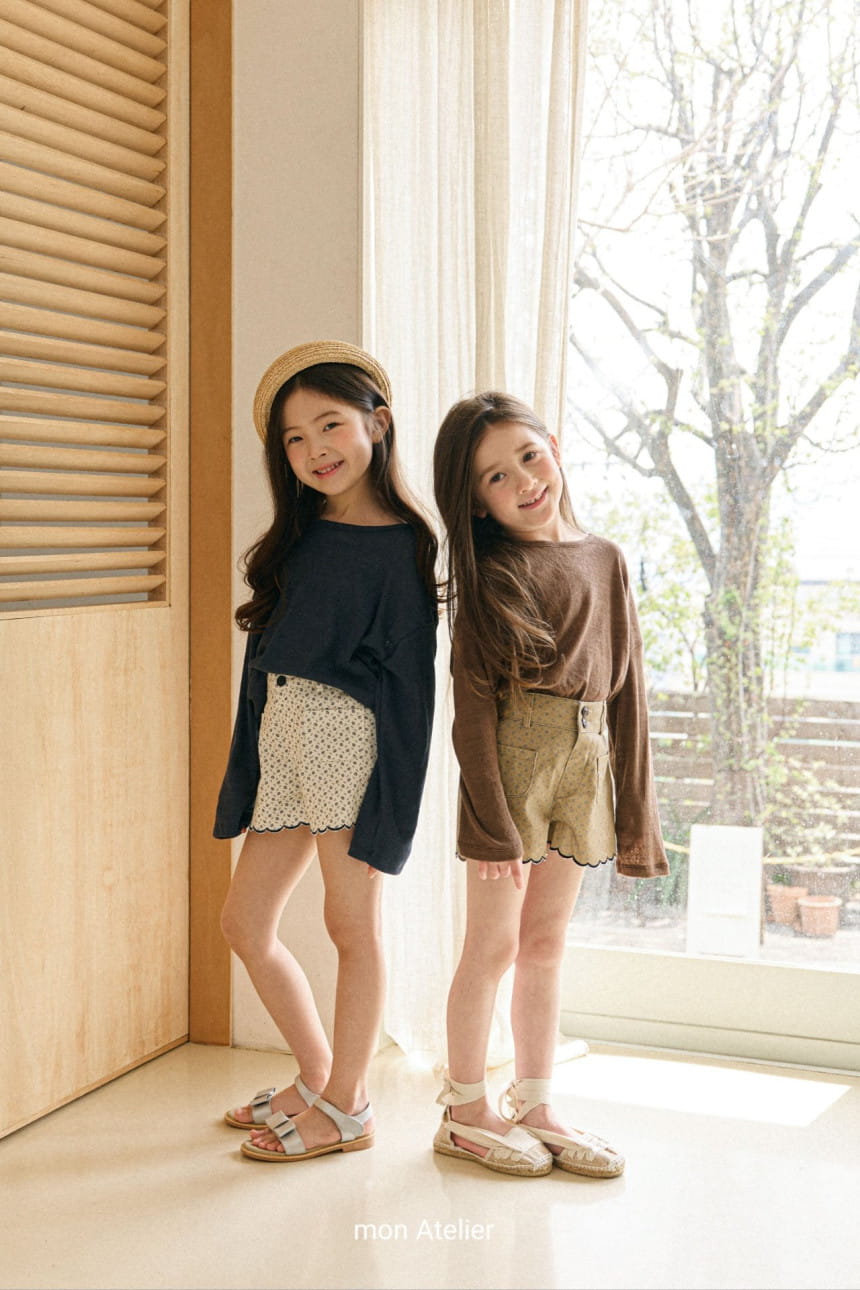 Mon Atelier - Korean Children Fashion - #Kfashion4kids - Wave Flower Pants - 9