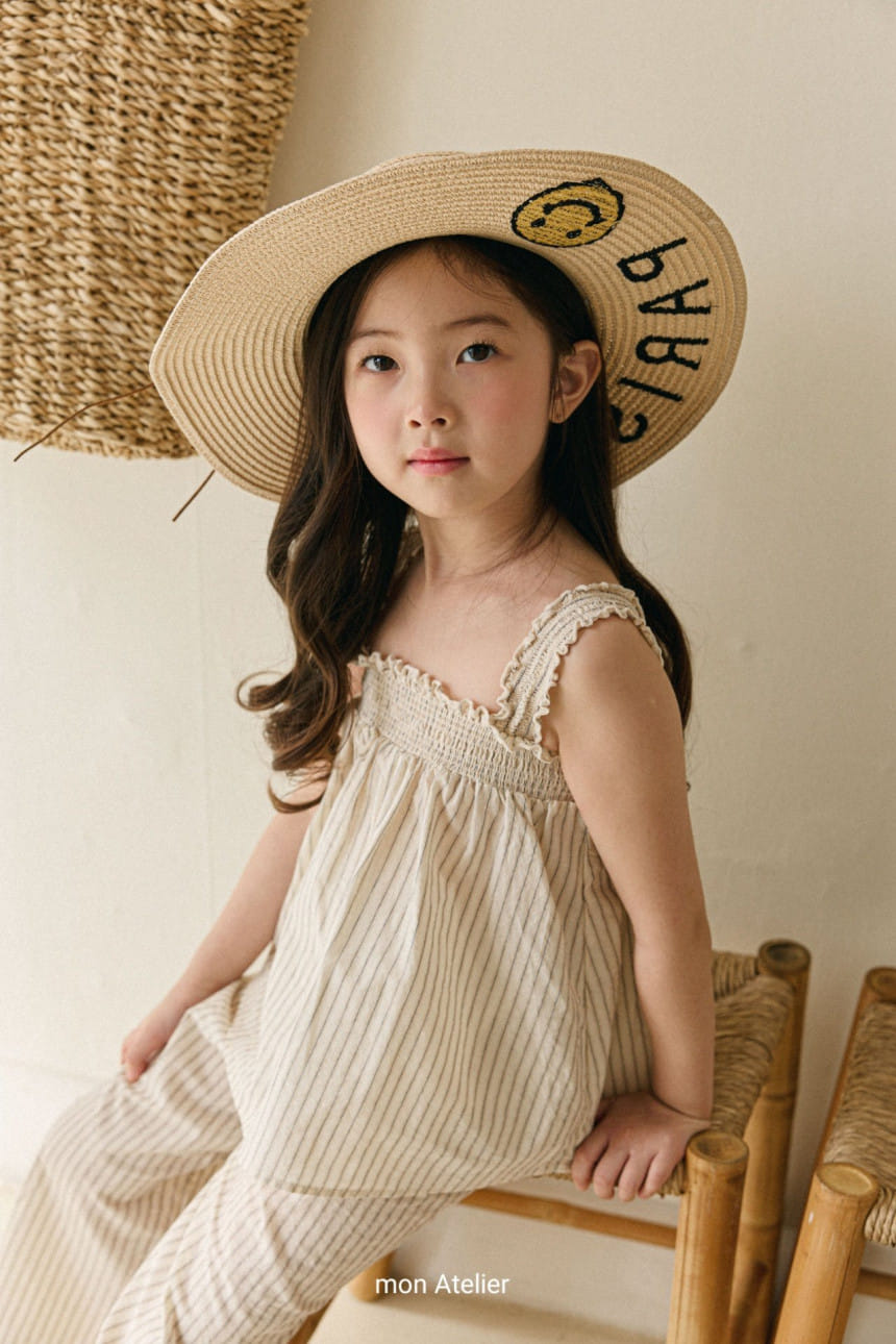 Mon Atelier - Korean Children Fashion - #Kfashion4kids - Saffron Top Bottom Set - 6