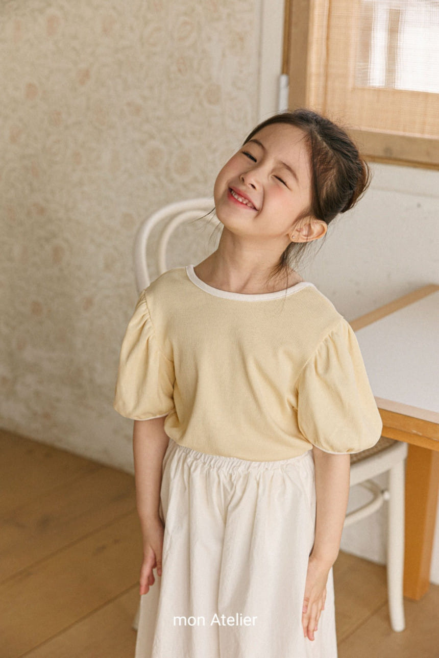 Mon Atelier - Korean Children Fashion - #Kfashion4kids - Solid Cross Tee - 9