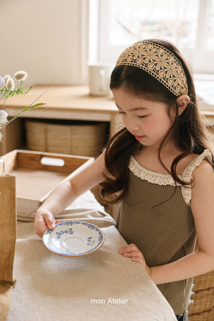 Mon Atelier - Korean Children Fashion - #prettylittlegirls - Lace Hair Band - 4