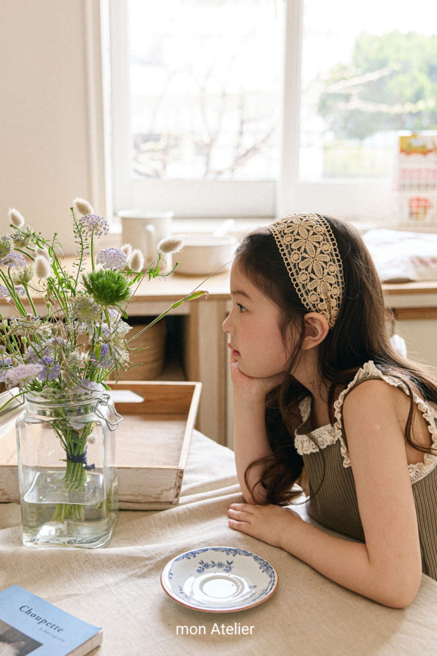 Mon Atelier - Korean Children Fashion - #childofig - Lace Hair Band - 5