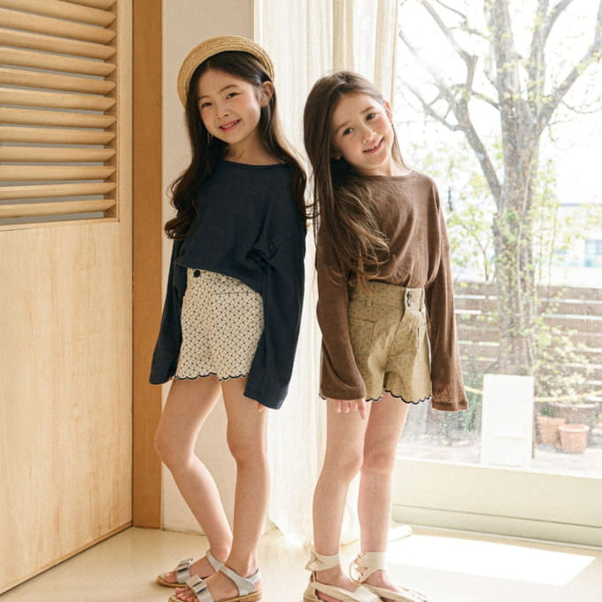 Mon Atelier - Korean Children Fashion - #childofig - Wave Flower Pants