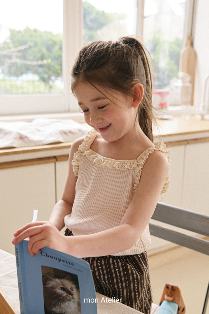 Mon Atelier - Korean Children Fashion - #childofig - Joy Lace Cami - 9