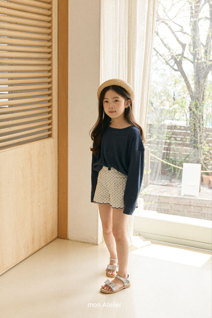 Mon Atelier - Korean Children Fashion - #designkidswear - Wave Flower Pants - 3