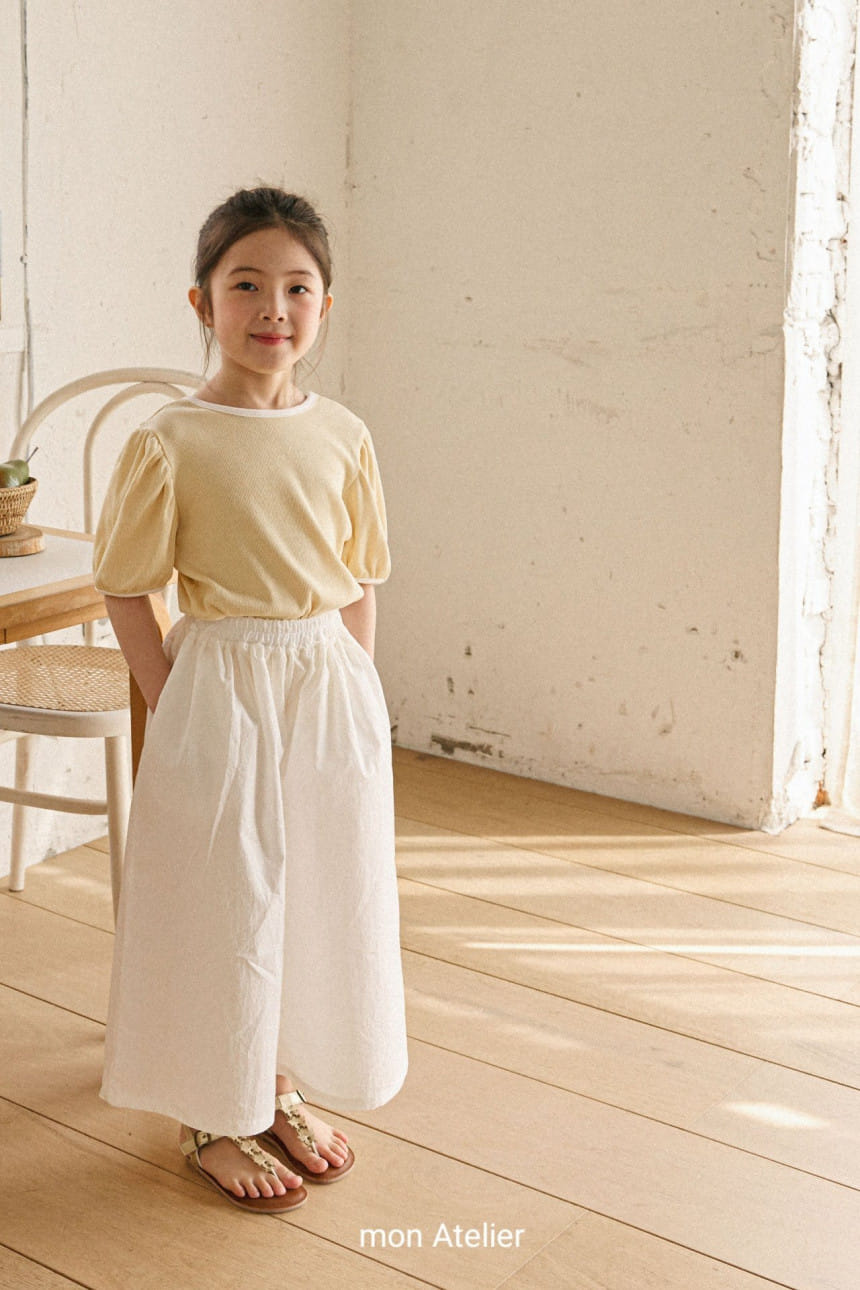 Mon Atelier - Korean Children Fashion - #designkidswear - Solid Cross Tee - 3