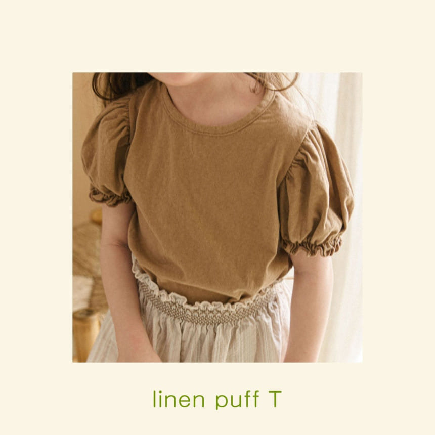 Mon Atelier - Korean Children Fashion - #discoveringself - L Puff Tee - 2