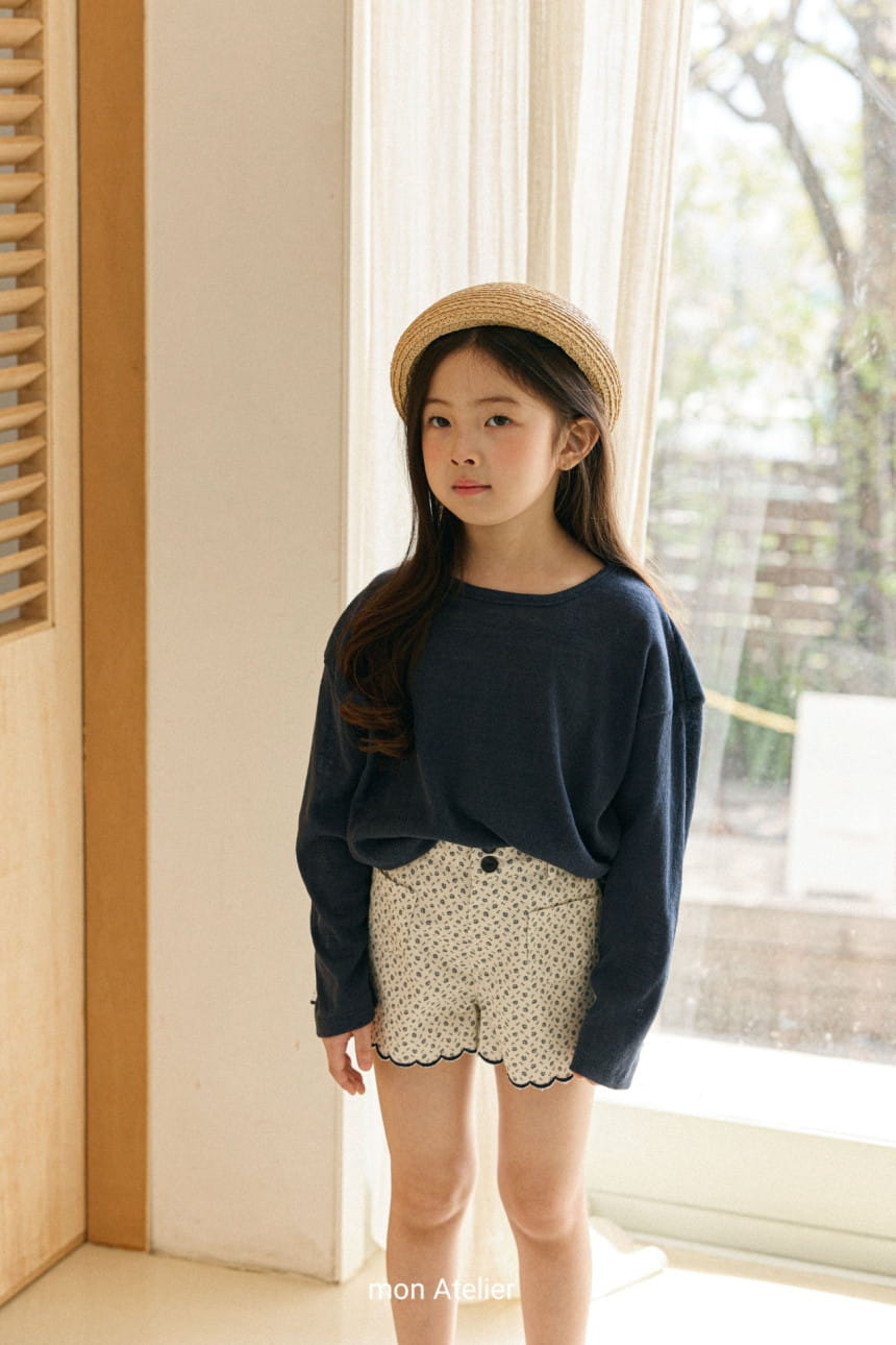 Mon Atelier - Korean Children Fashion - #fashionkids - Wave Flower Pants - 5