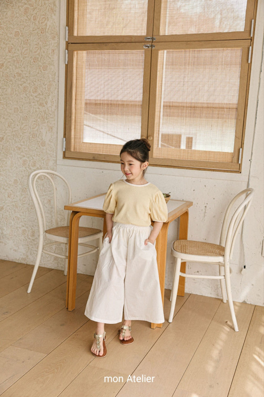Mon Atelier - Korean Children Fashion - #fashionkids - Solid Cross Tee - 5