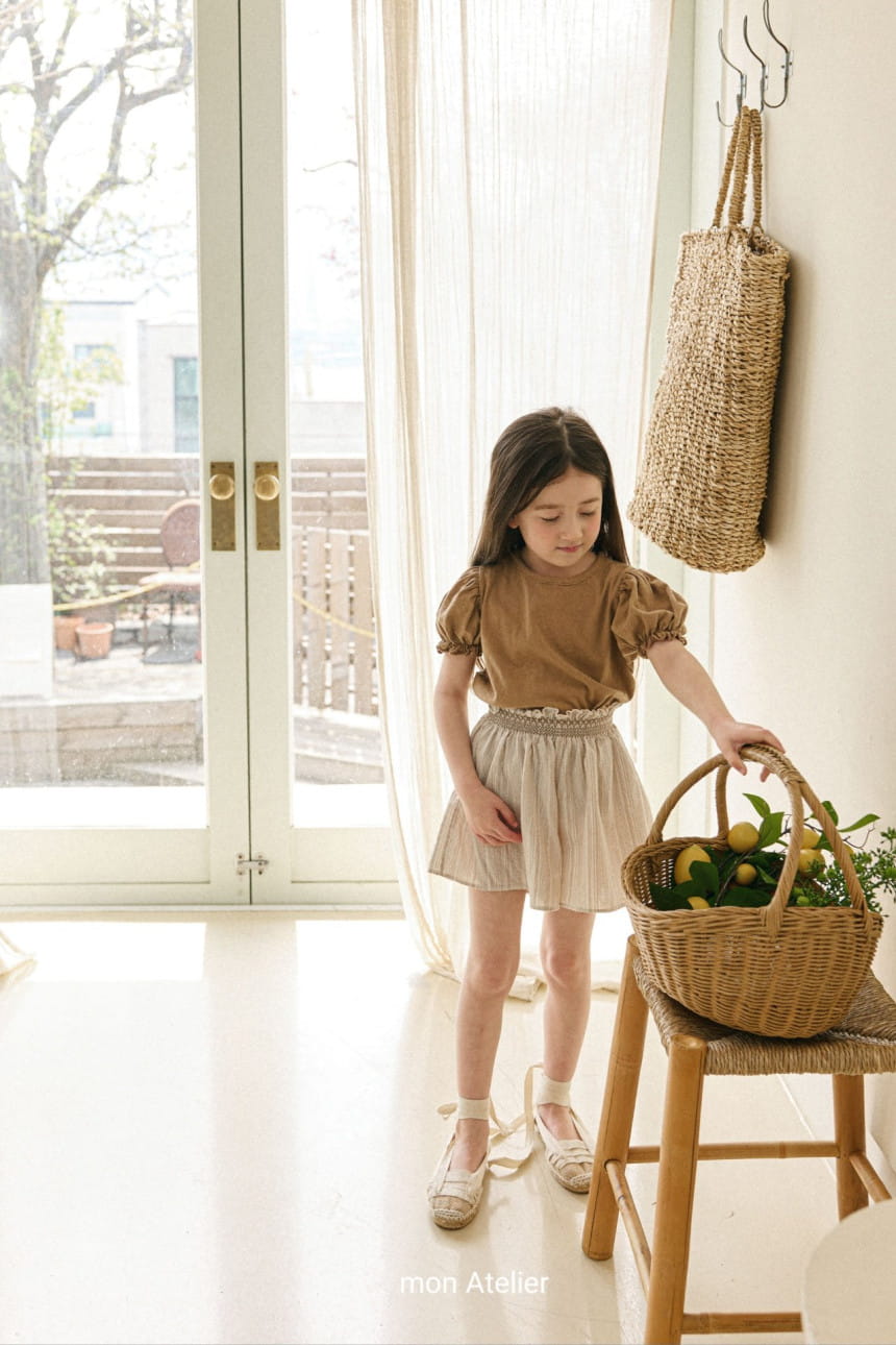 Mon Atelier - Korean Children Fashion - #fashionkids - L Puff Tee - 3