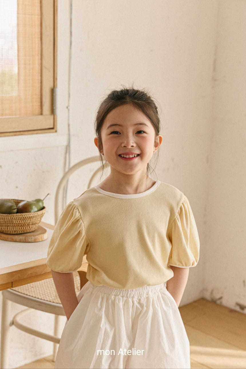 Mon Atelier - Korean Children Fashion - #kidsstore - Solid Cross Tee - 7