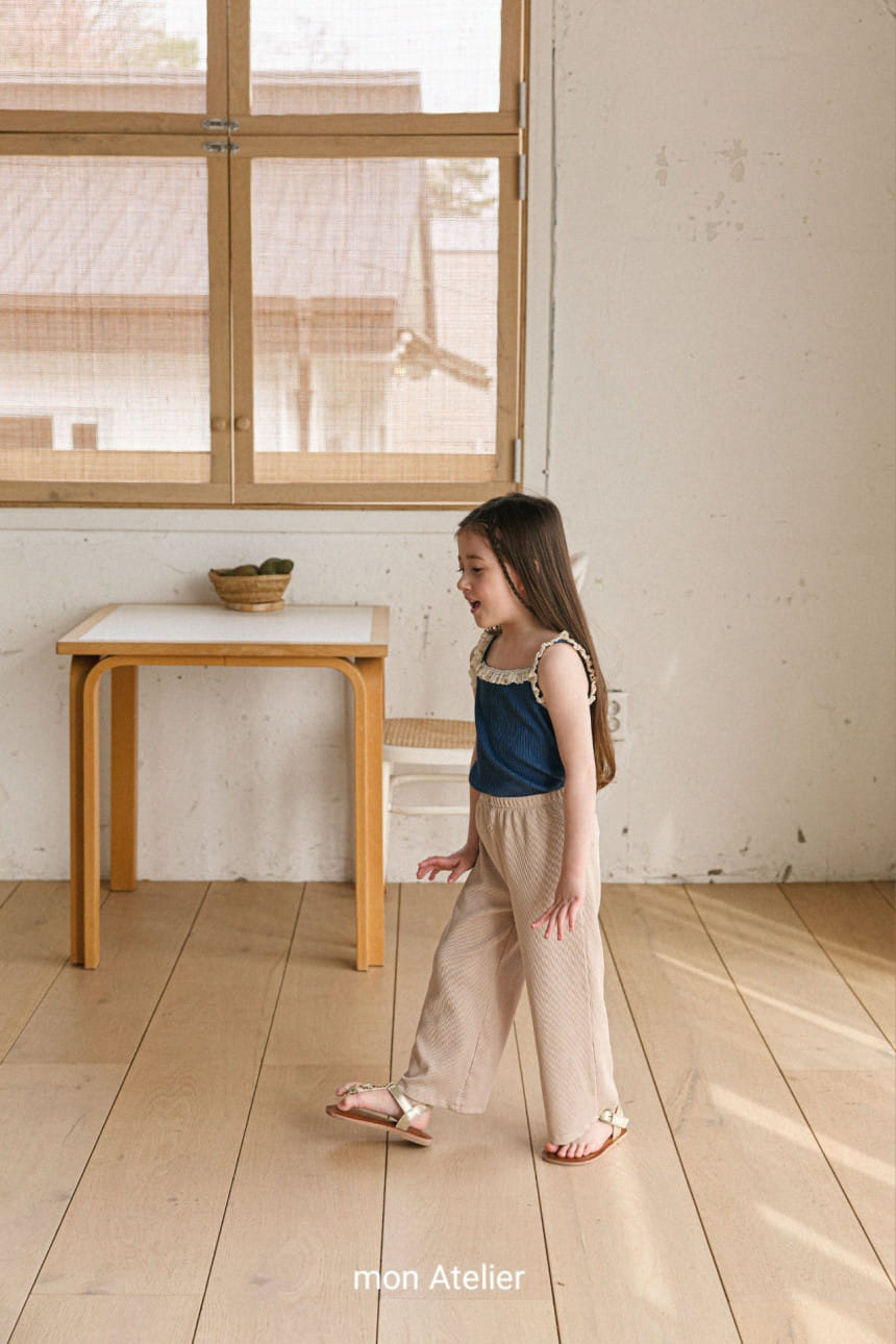 Mon Atelier - Korean Children Fashion - #kidzfashiontrend - Joy Lace Cami - 3