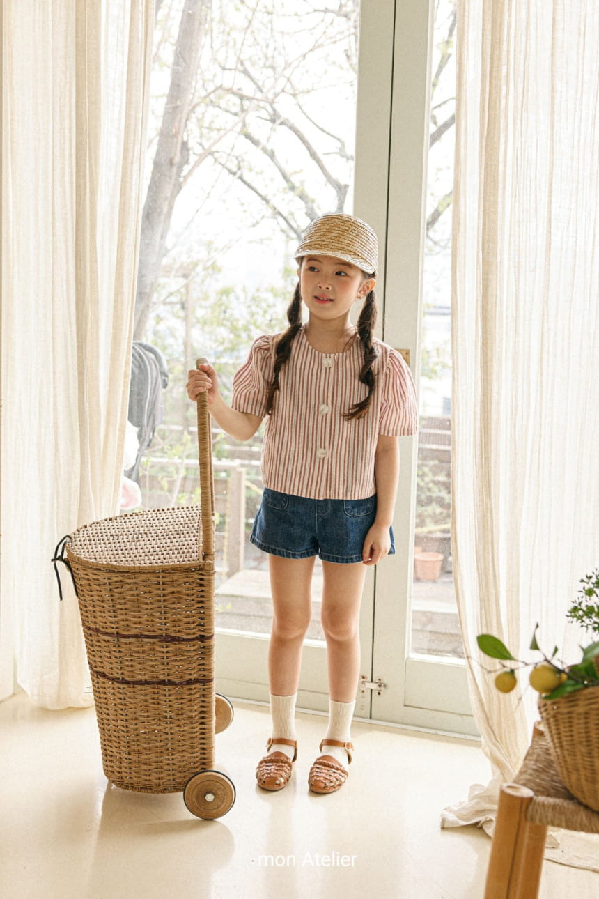 Mon Atelier - Korean Children Fashion - #littlefashionista - Mini Pocket Denim Pants - 11