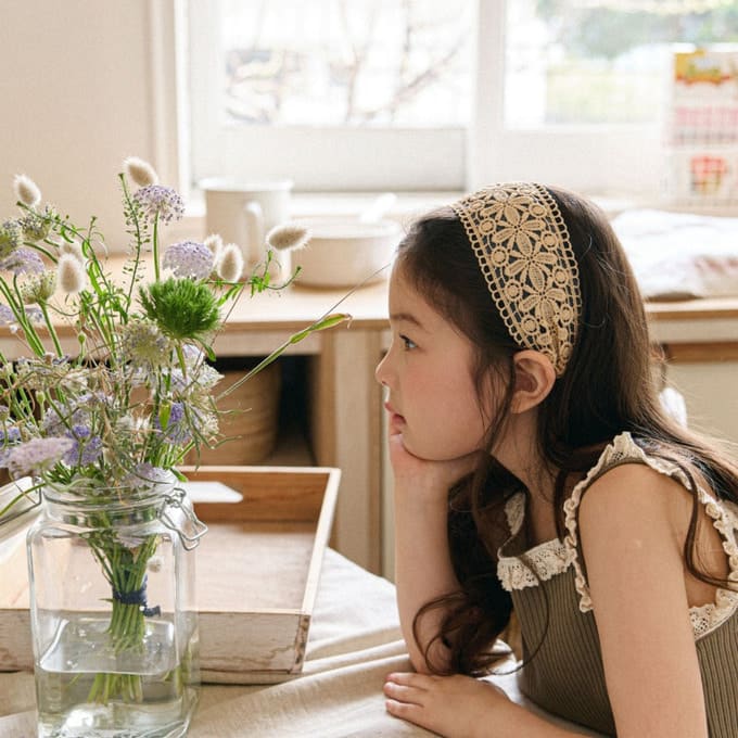 Mon Atelier - Korean Children Fashion - #magicofchildhood - Lace Hair Band