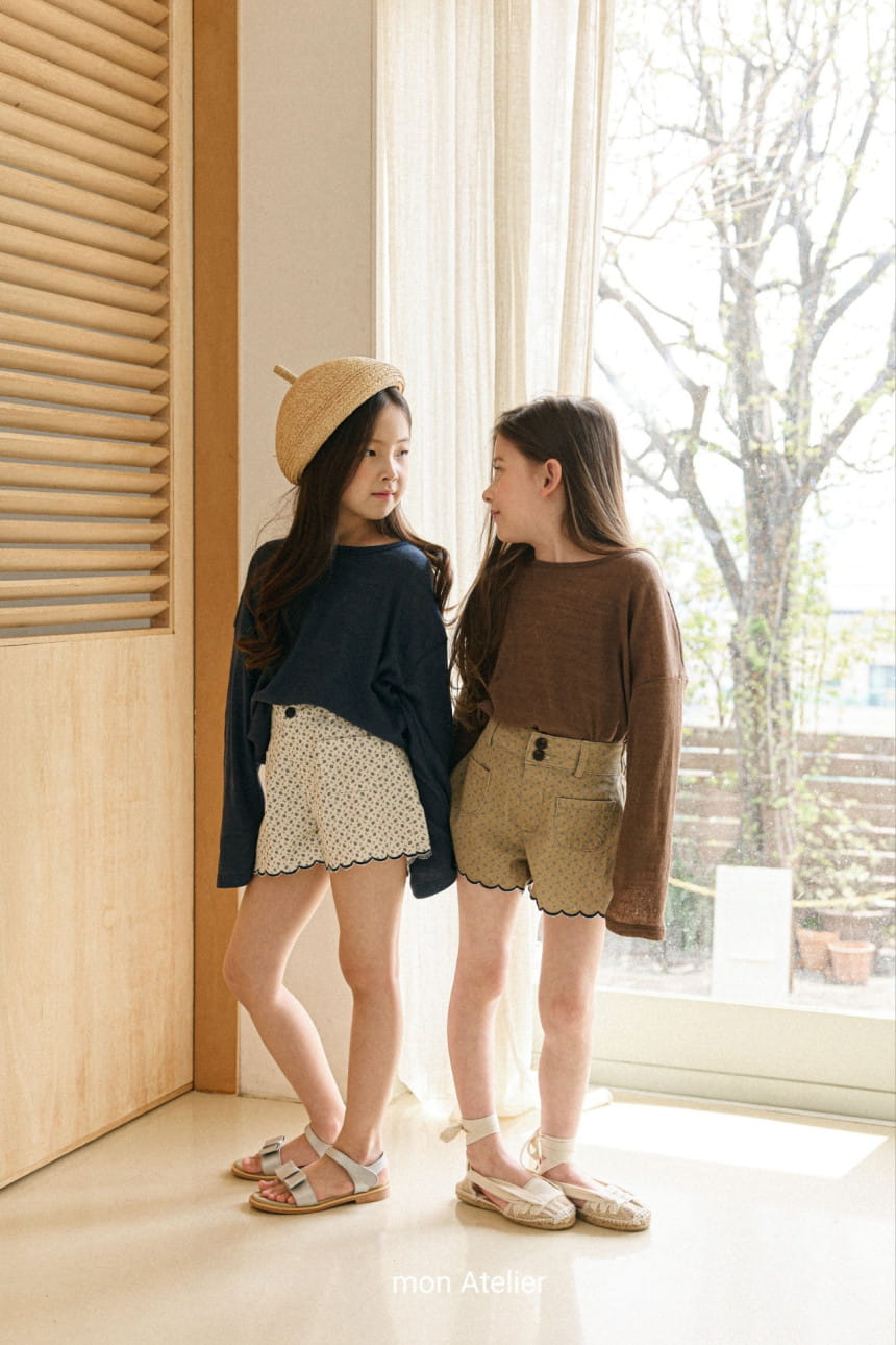 Mon Atelier - Korean Children Fashion - #magicofchildhood - Wave Flower Pants - 11