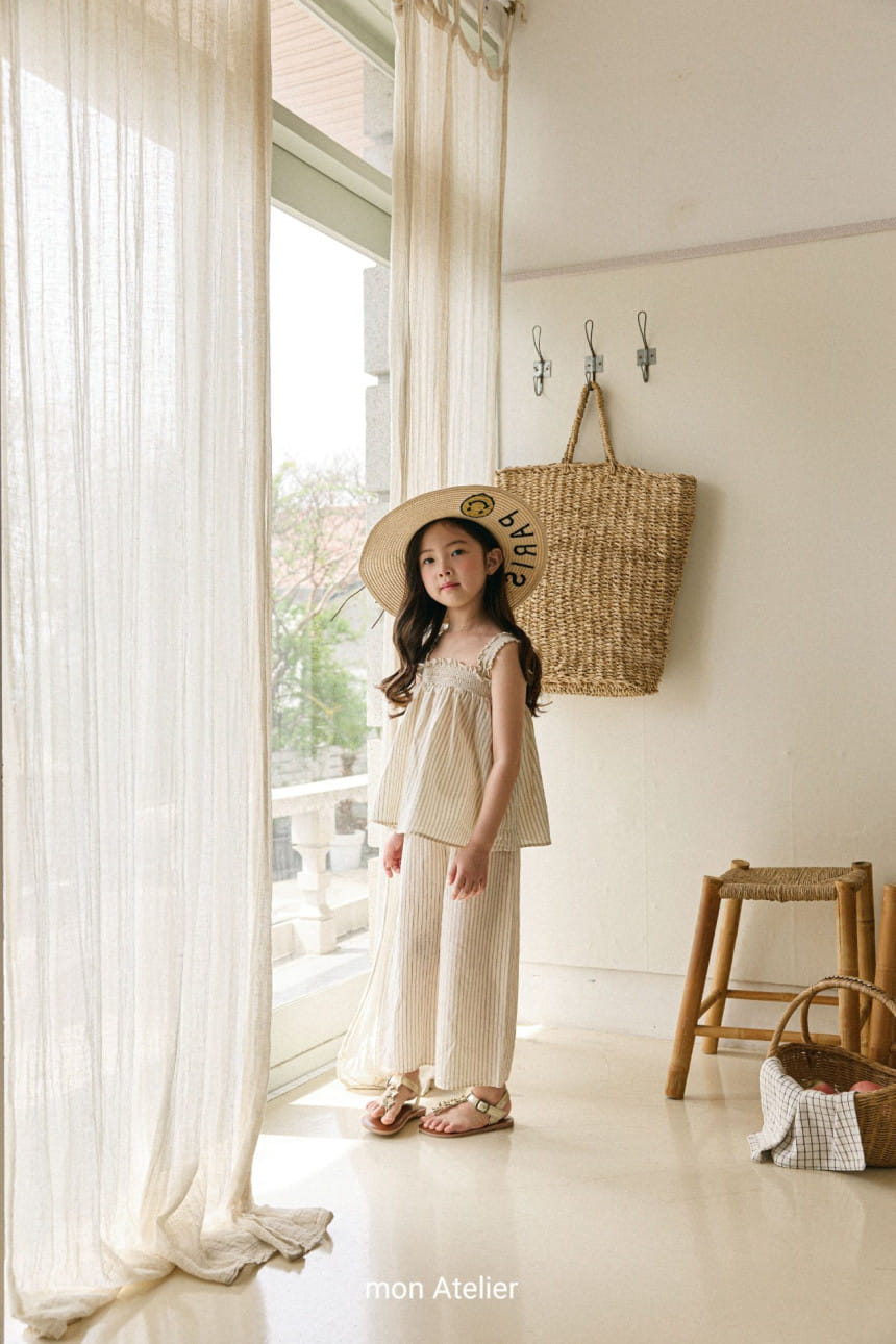 Mon Atelier - Korean Children Fashion - #magicofchildhood - Saffron Top Bottom Set - 8