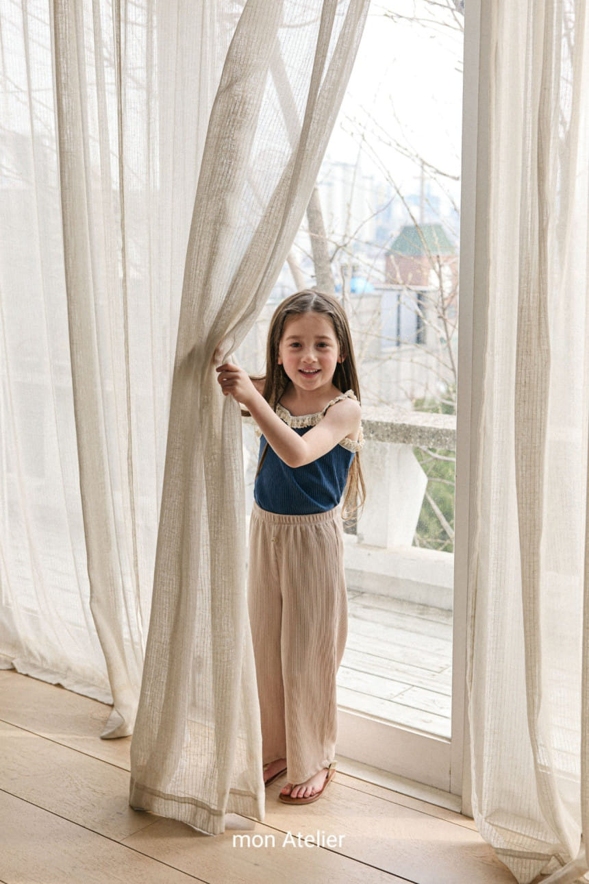 Mon Atelier - Korean Children Fashion - #minifashionista - Malrang Rib Pants - 3