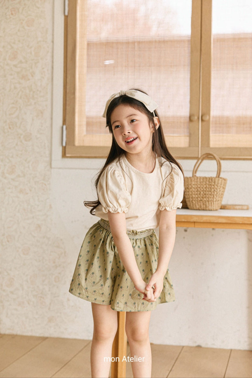 Mon Atelier - Korean Children Fashion - #minifashionista - L Puff Tee - 10