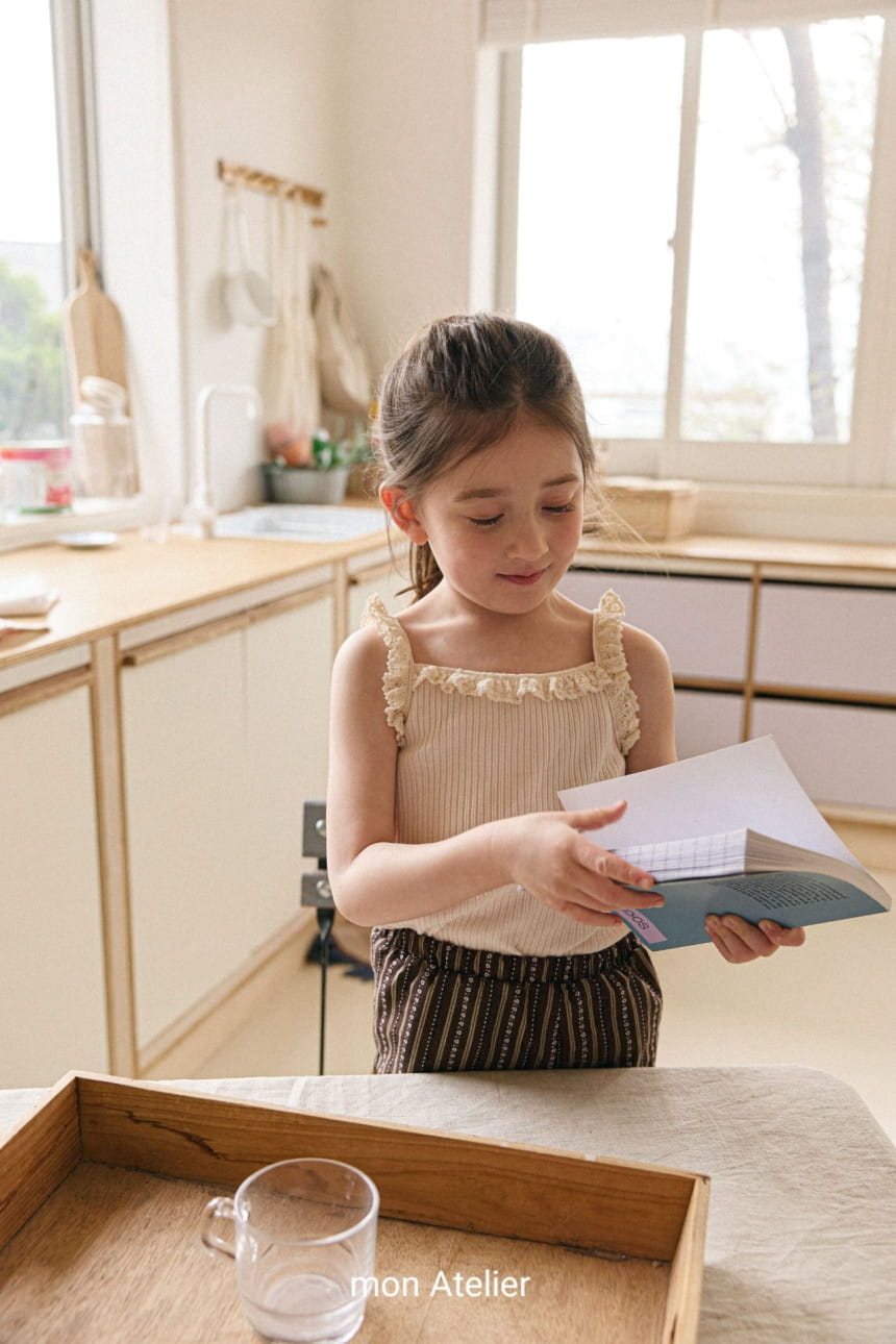 Mon Atelier - Korean Children Fashion - #prettylittlegirls - Joy Lace Cami - 8