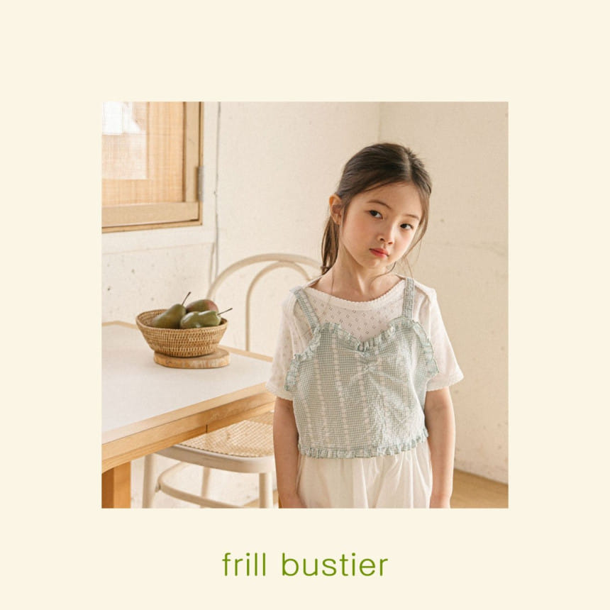 Mon Atelier - Korean Children Fashion - #toddlerclothing - Frill Bustier - 2