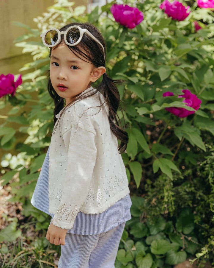 Moncher Chouchou - Korean Children Fashion - #childofig - Flowel Scaci Cardigan - 2