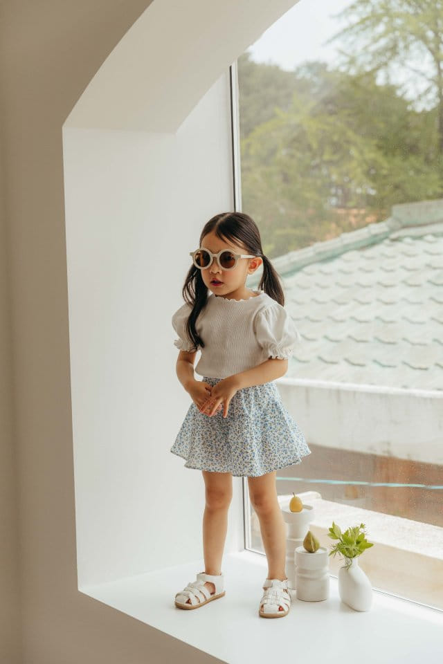 Moncher Chouchou - Korean Children Fashion - #childofig - Prina Rib Tee - 3