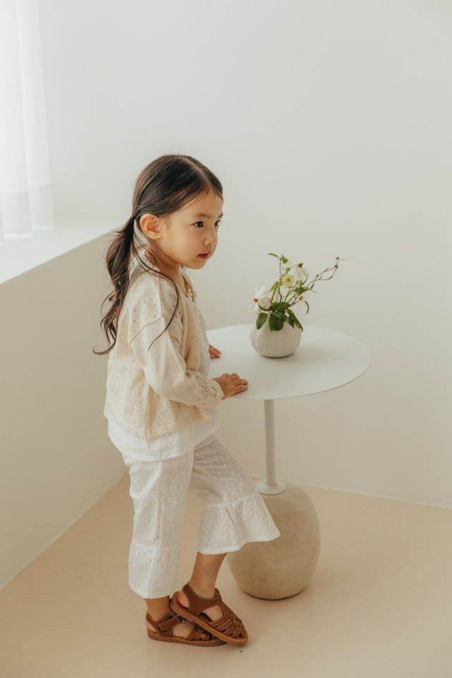 Moncher Chouchou - Korean Children Fashion - #childofig - Flowel Scaci Cardigan - 4