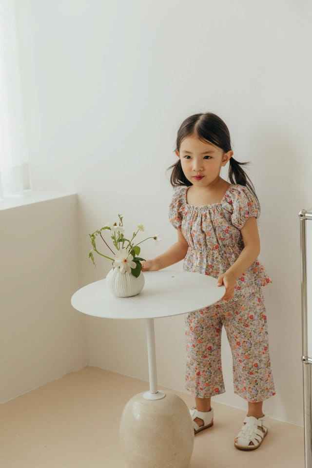 Moncher Chouchou - Korean Children Fashion - #designkidswear - Bbea Top Bottom Set - 7