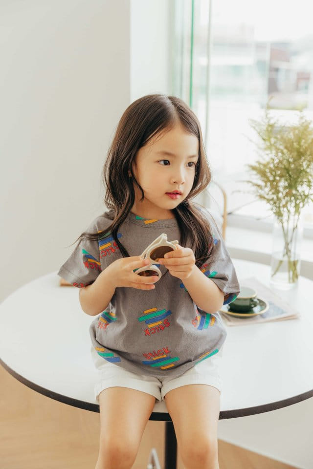 Moncher Chouchou - Korean Children Fashion - #childrensboutique - Stick Tee - 4