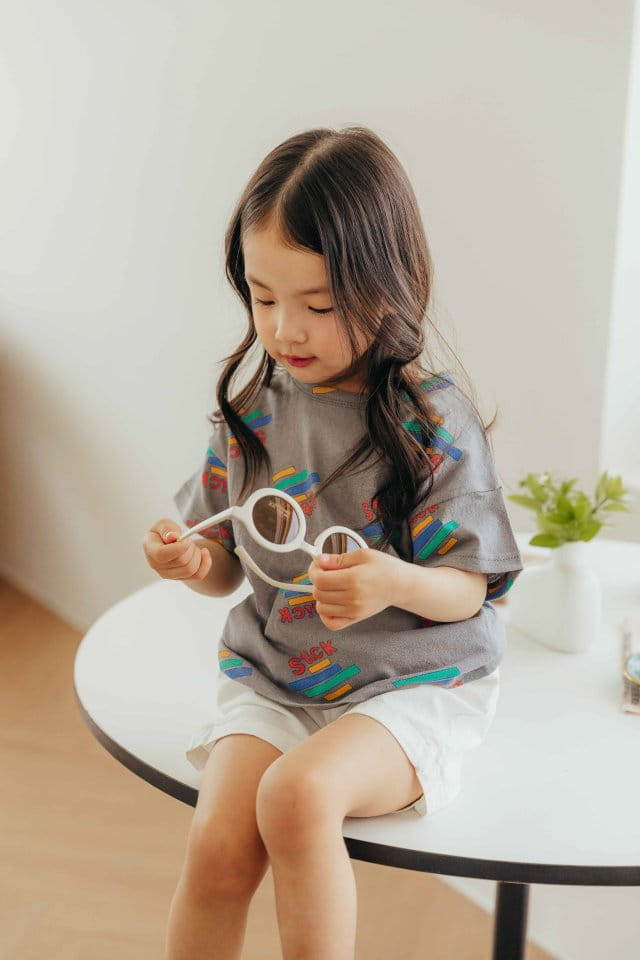 Moncher Chouchou - Korean Children Fashion - #discoveringself - Stick Tee - 5