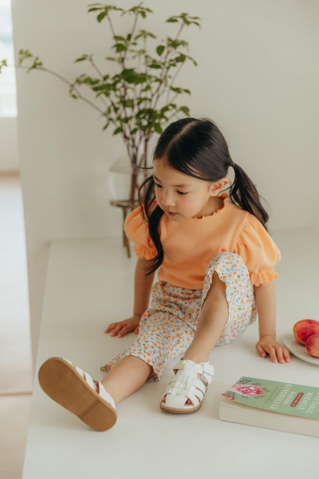 Moncher Chouchou - Korean Children Fashion - #kidsshorts - Prina Rib Tee - 8