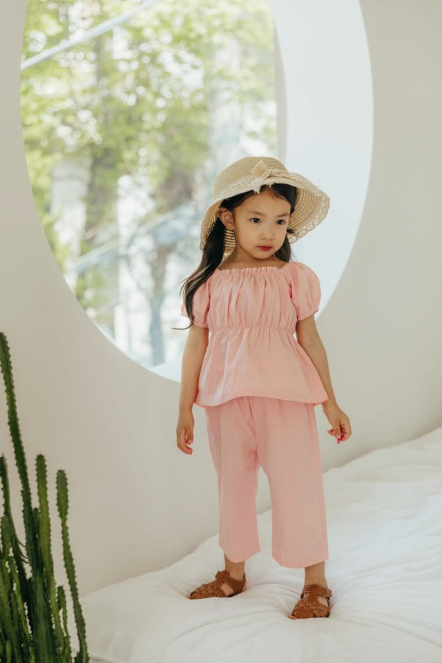 Moncher Chouchou - Korean Children Fashion - #magicofchildhood - Bbea Top Bottom Set