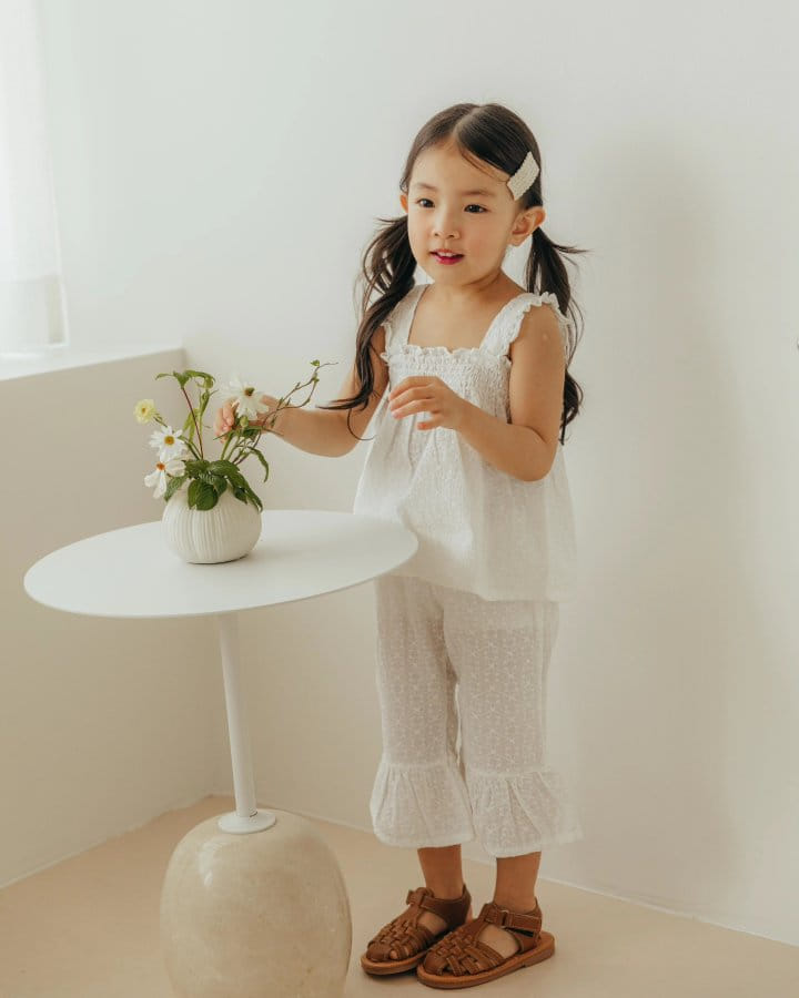 Moncher Chouchou - Korean Children Fashion - #minifashionista - Aroha Smoke Top Bottom Set