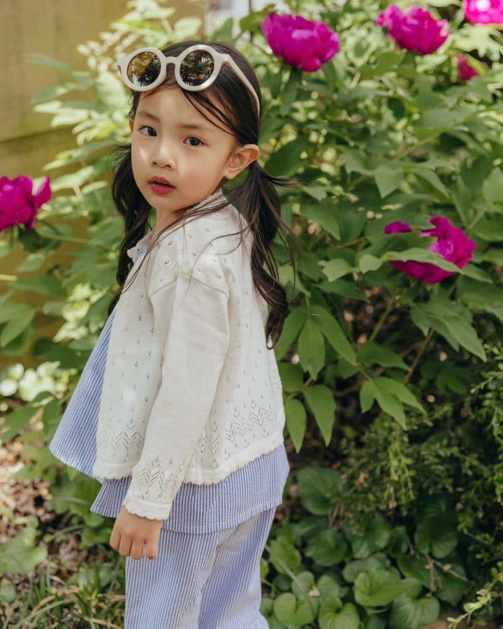 Moncher Chouchou - Korean Children Fashion - #prettylittlegirls - Flowel Scaci Cardigan