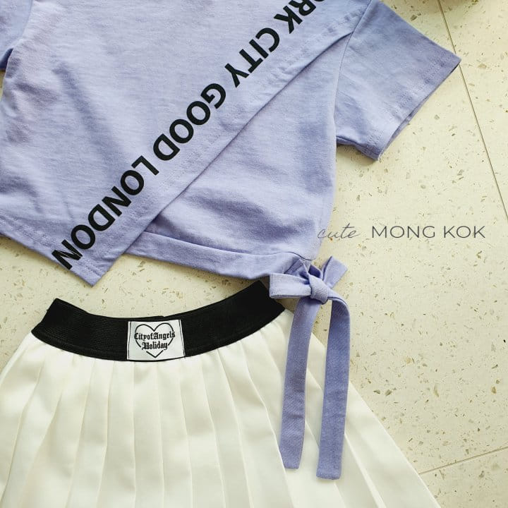 Mong Kok - Korean Children Fashion - #childofig - Wappen Wrinkle Skirt Leggings - 9