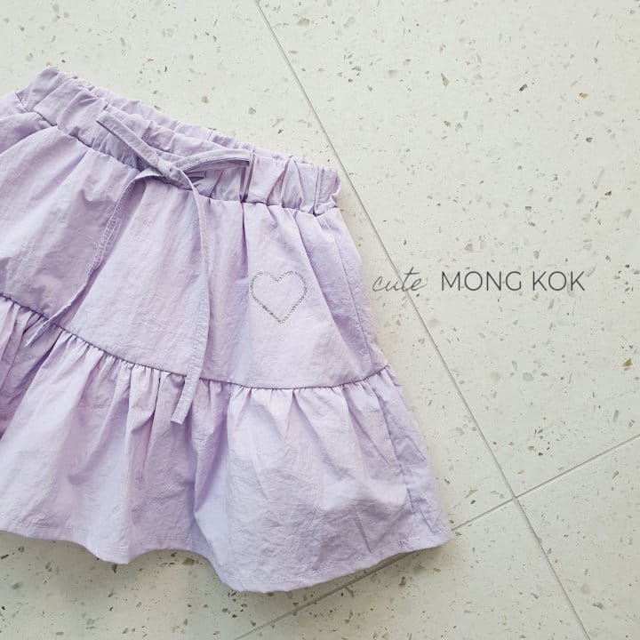 Mong Kok - Korean Children Fashion - #childofig - Heart Kan Kan Skirt Leggings - 3