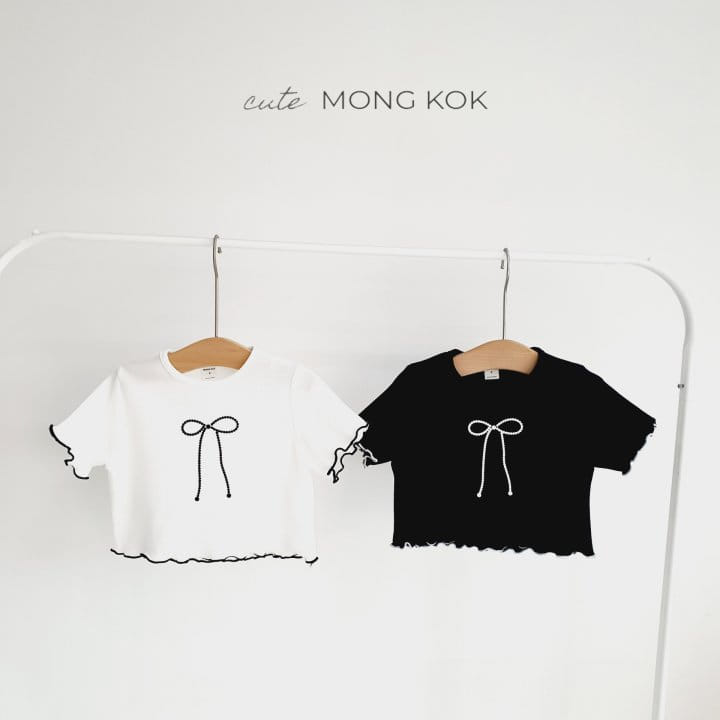 Mong Kok - Korean Children Fashion - #childofig - Ribbon Terry Tee - 2