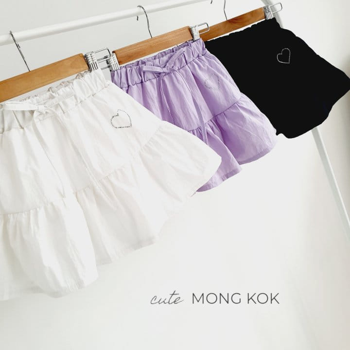 Mong Kok - Korean Children Fashion - #childrensboutique - Heart Kan Kan Skirt Leggings - 5