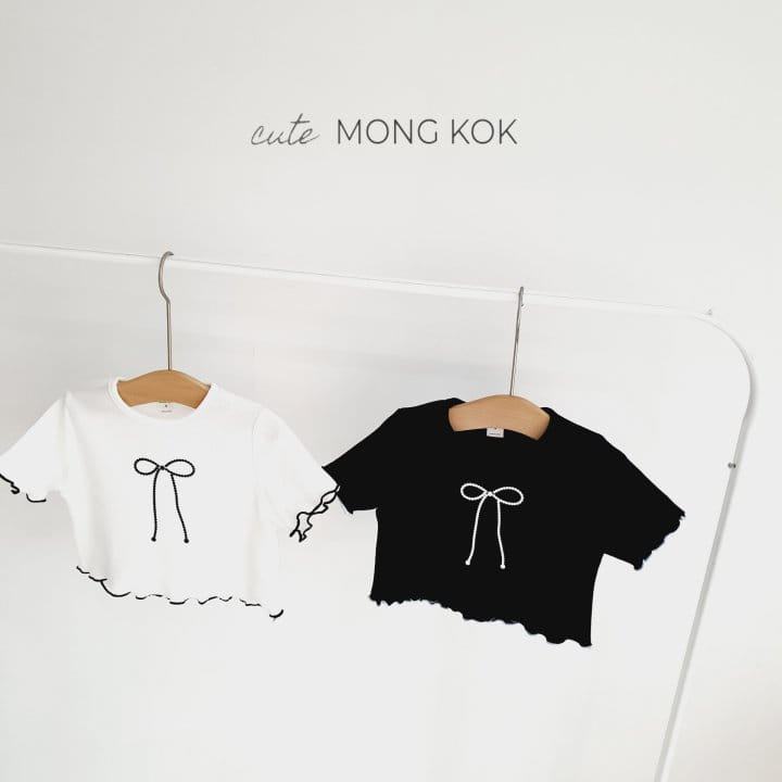 Mong Kok - Korean Children Fashion - #childofig - Ribbon Terry Tee - 4