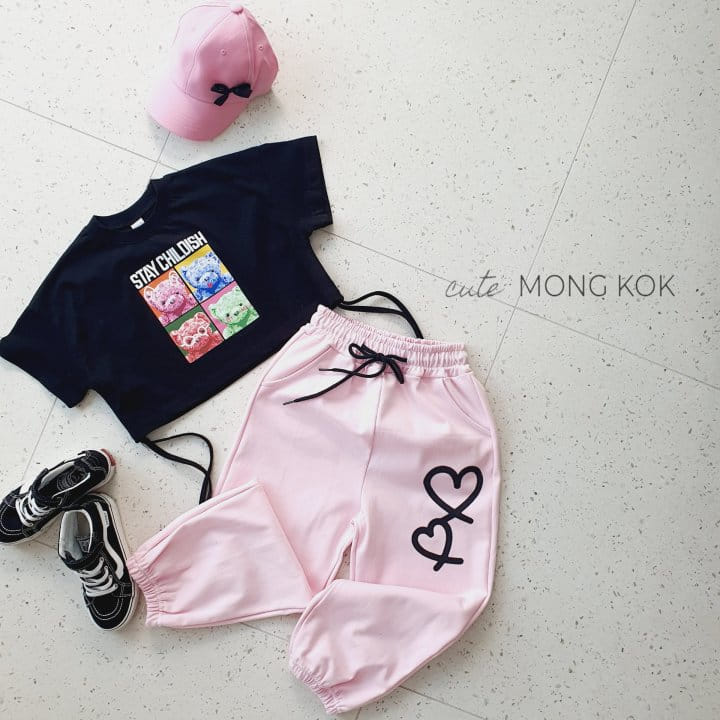 Mong Kok - Korean Children Fashion - #designkidswear - Summer Heart Pants - 7