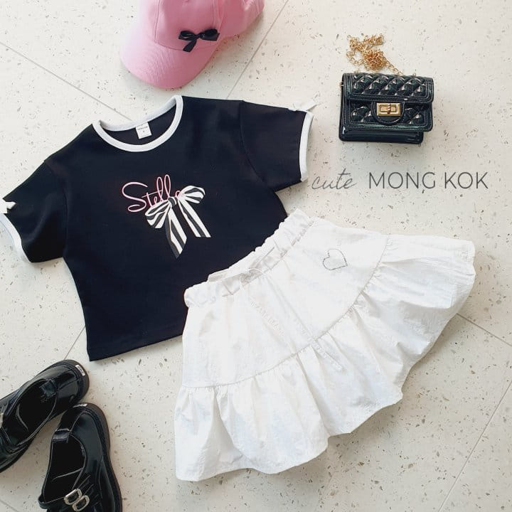 Mong Kok - Korean Children Fashion - #designkidswear - Sleeve Ribbon Tee - 10