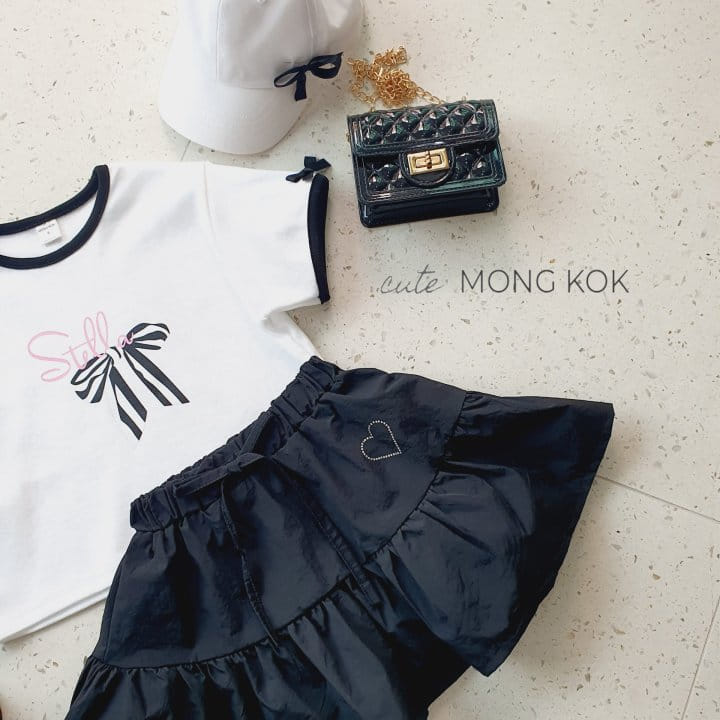 Mong Kok - Korean Children Fashion - #discoveringself - Sleeve Ribbon Tee - 11