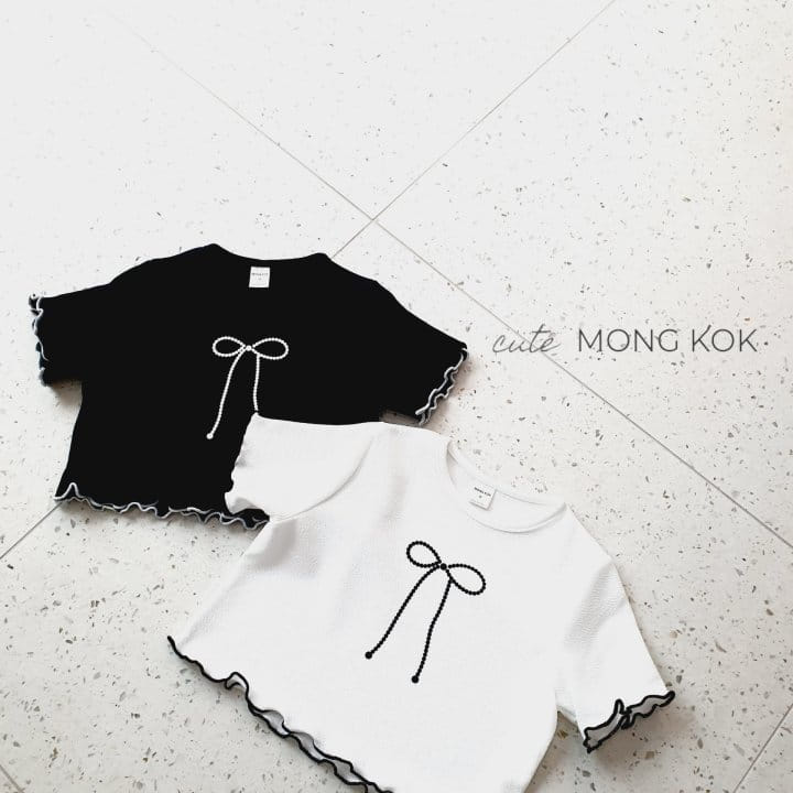 Mong Kok - Korean Children Fashion - #fashionkids - Ribbon Terry Tee - 7