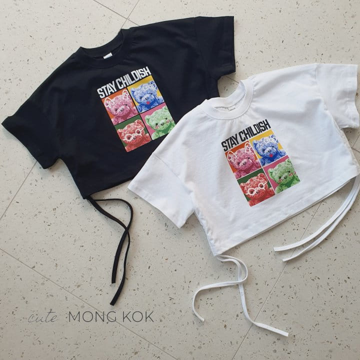 Mong Kok - Korean Children Fashion - #kidsshorts - 4 Bear Tee