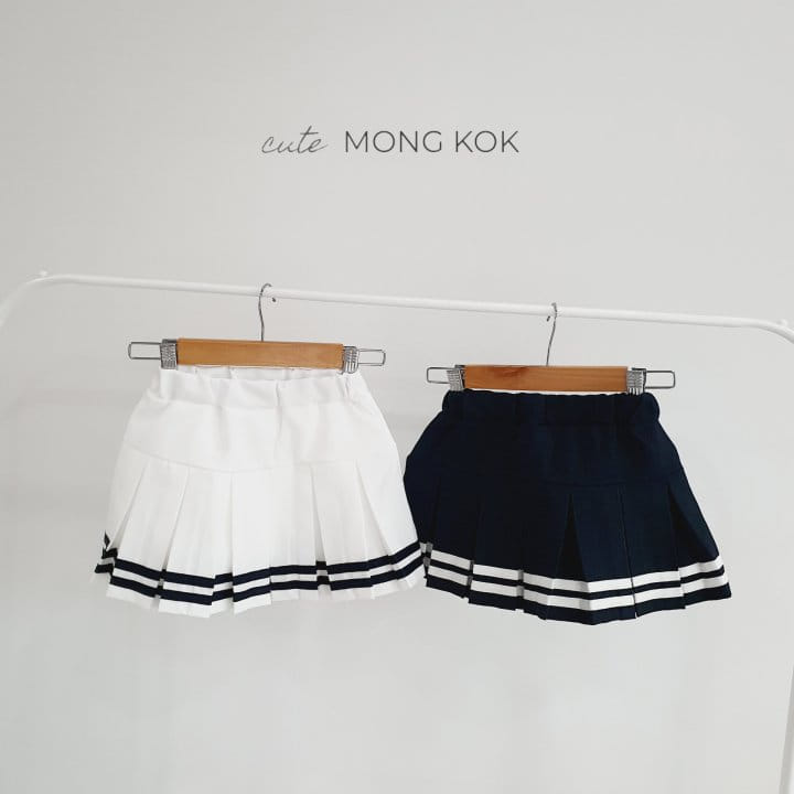 Mong Kok - Korean Children Fashion - #kidsshorts - Two Line Skirt Leggings