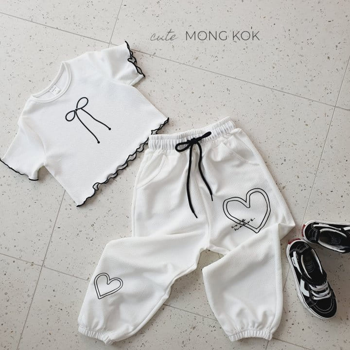 Mong Kok - Korean Children Fashion - #kidsstore - Ribbon Terry Tee - 9