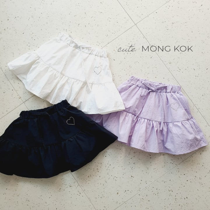 Mong Kok - Korean Children Fashion - #kidzfashiontrend - Heart Kan Kan Skirt Leggings - 11