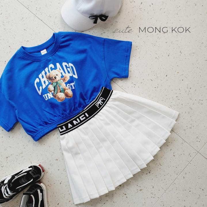 Mong Kok - Korean Children Fashion - #littlefashionista - Chicago Bear Tee - 8