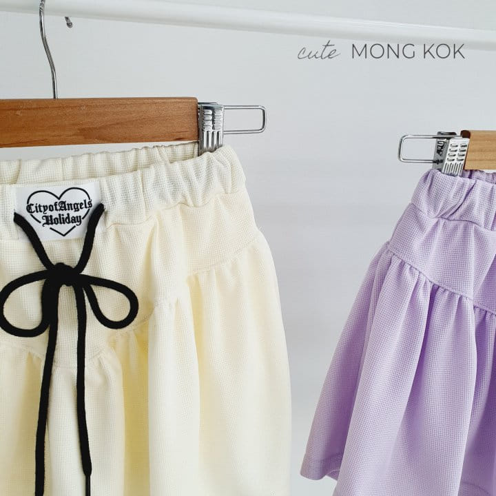 Mong Kok - Korean Children Fashion - #littlefashionista - V Skirt Leggings  - 2