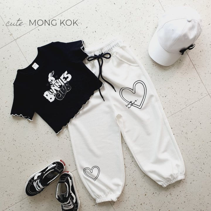 Mong Kok - Korean Children Fashion - #littlefashionista - Two Line Heart Pants - 11